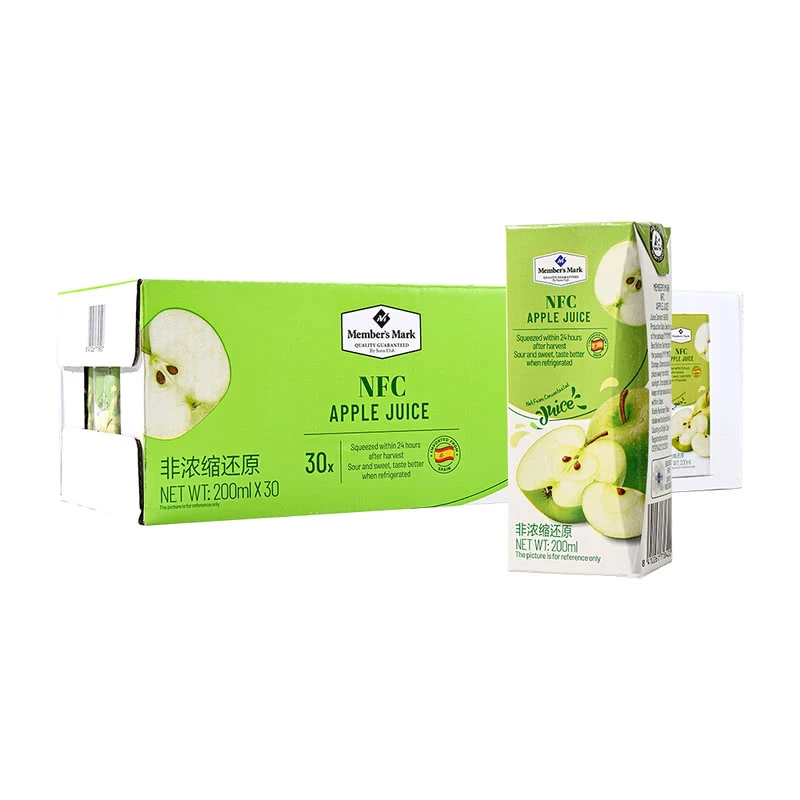 西班牙进口 苹果汁 6L(200ml*30)夏日必备饮品