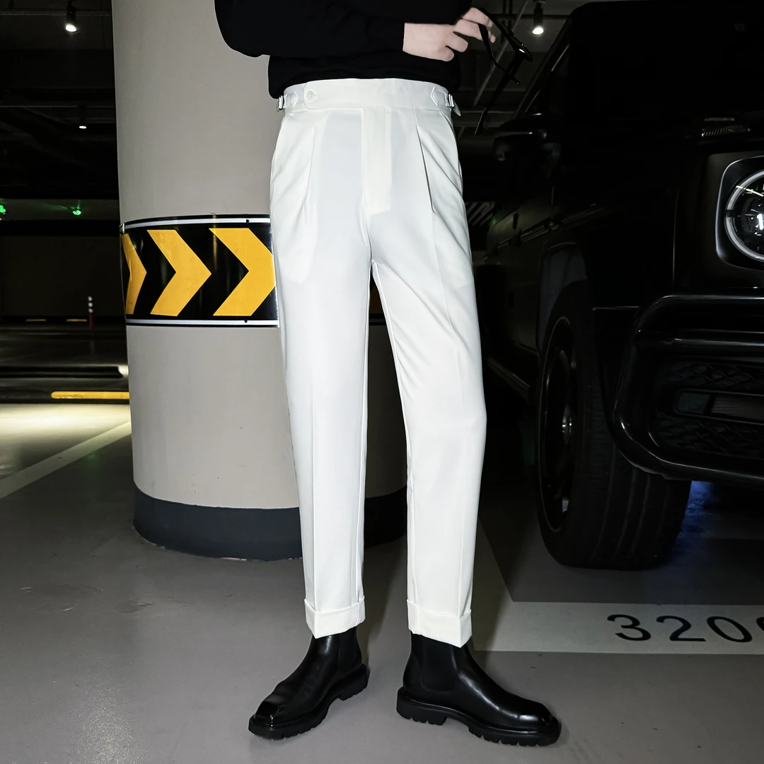 【DAIO ETHAN】原创设计纯色百搭通勤西裤长裤直筒垂感气质休闲裤