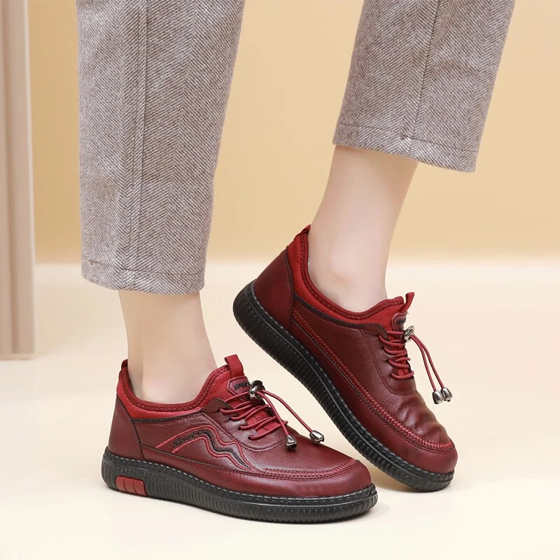 冬季老北京布鞋女棉鞋加绒保暖中老年妈妈鞋防滑软底舒适平底