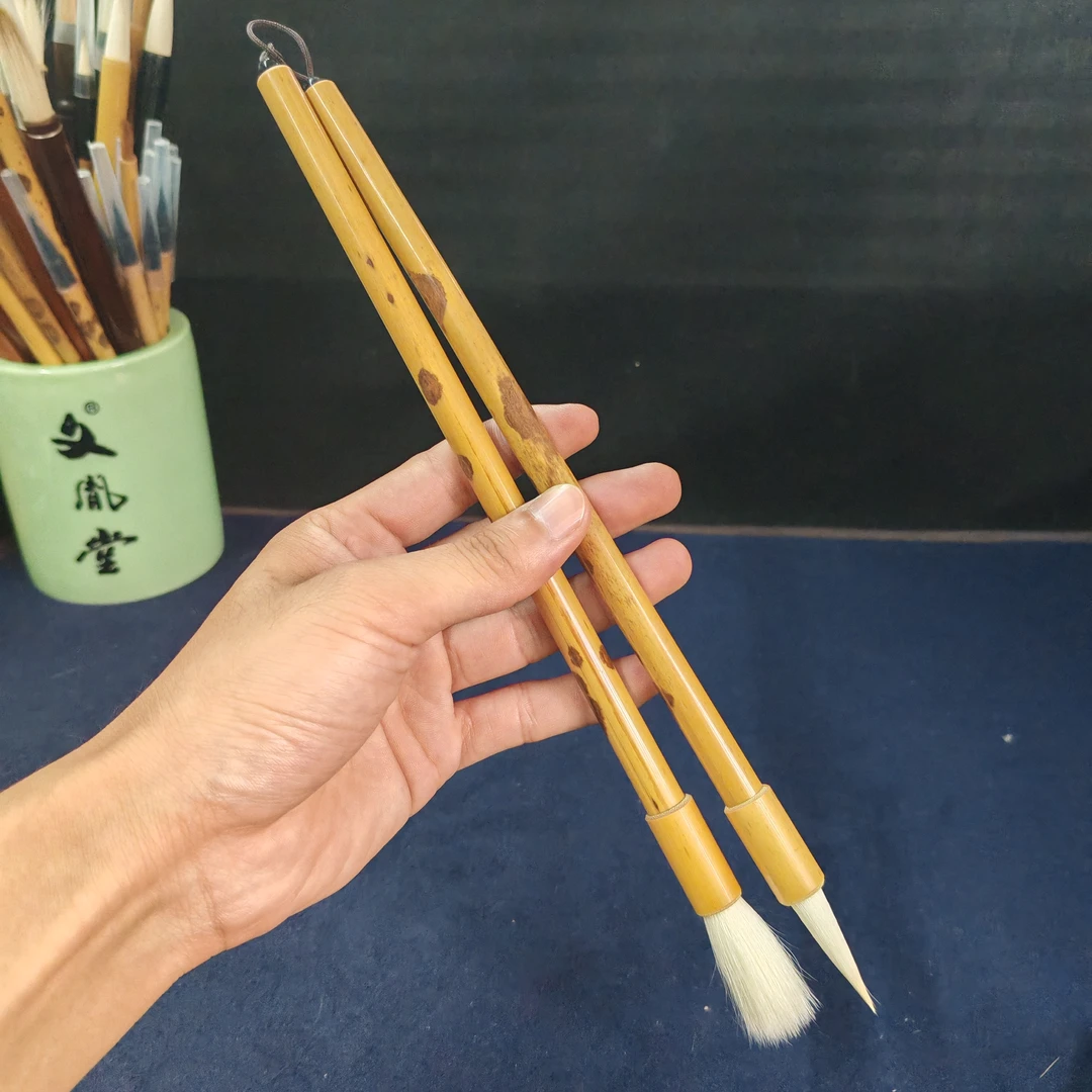 高端纯羊豪中楷两支套装