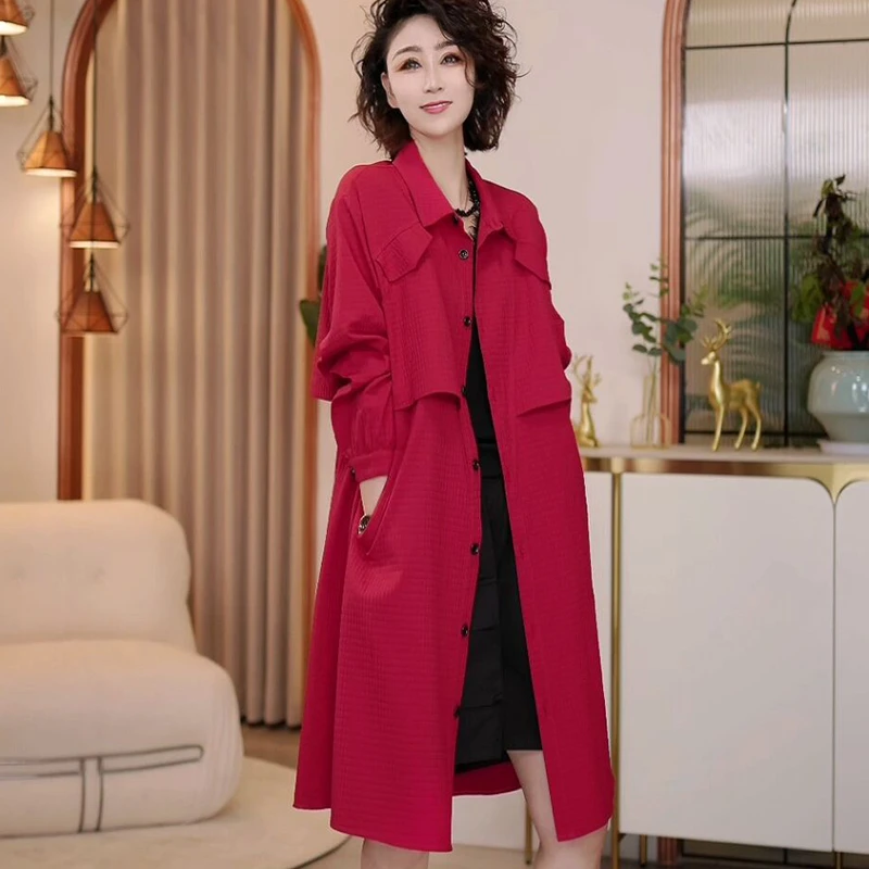 8007-8838春季新款韩版2025宽松休闲拼接外套女