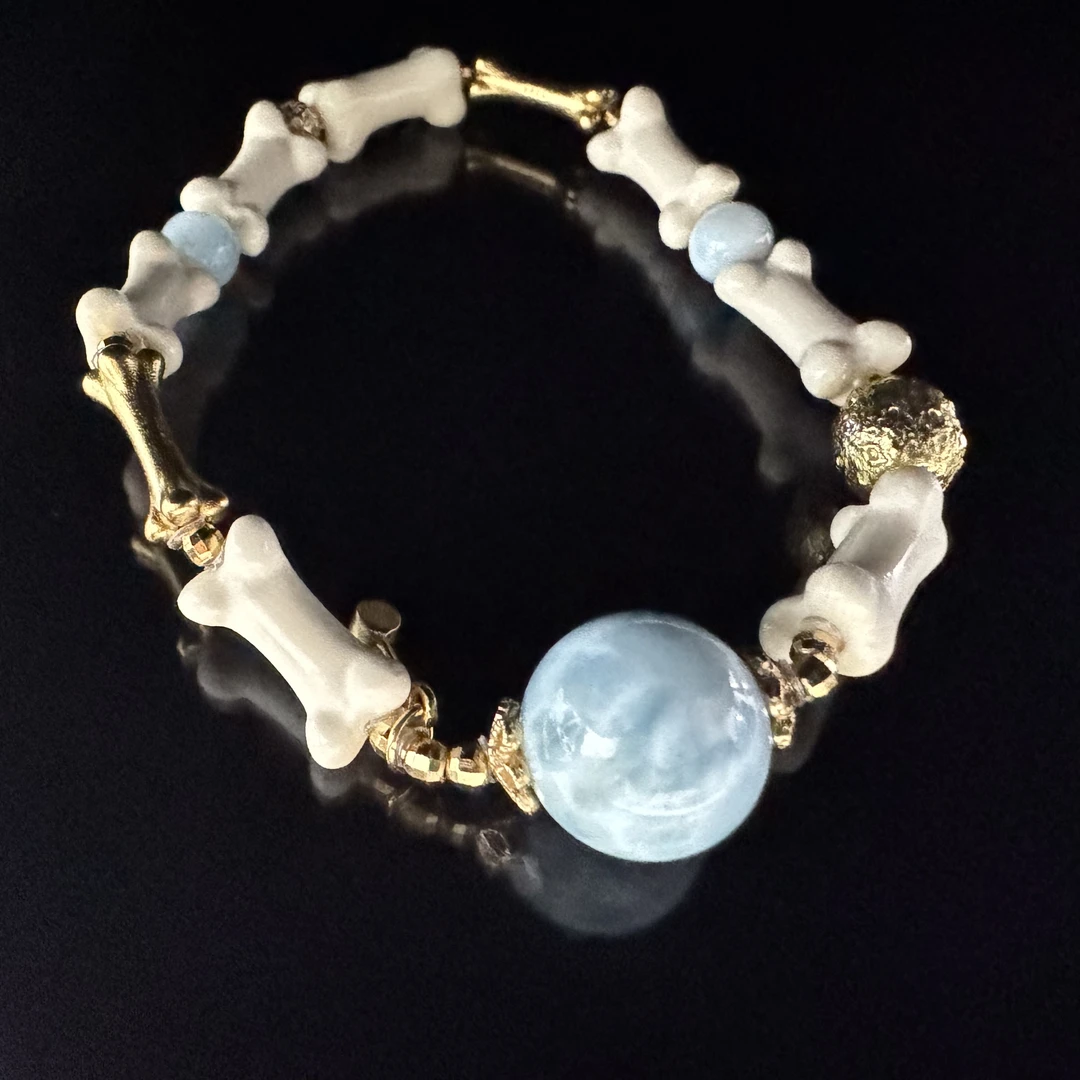 925银手链 猛犸牙手链时尚潮流832