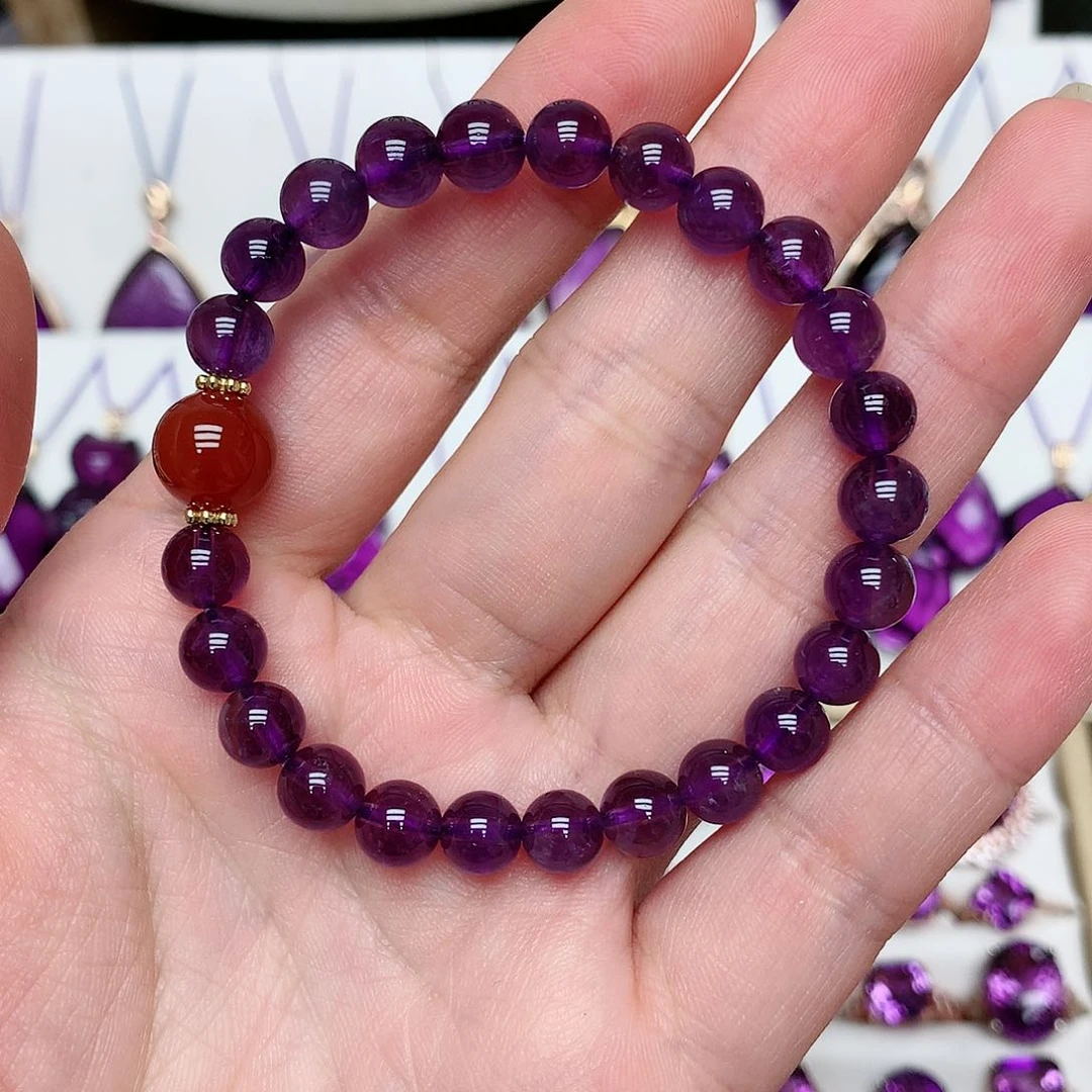 紫晶手串福利款未镶嵌
