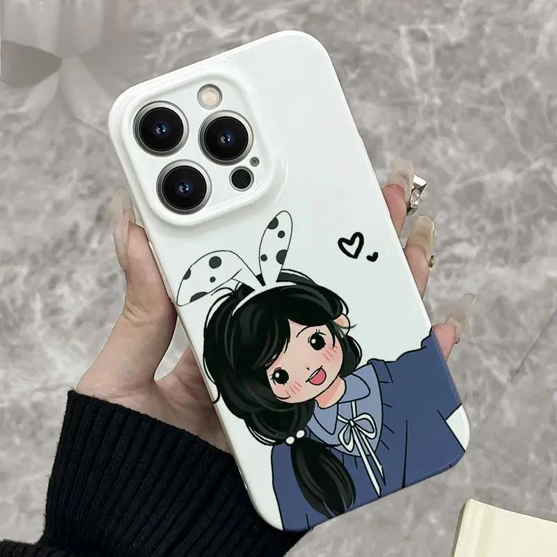 靓壳可爱情侣款iPhone1415promax苹果131211菲林全包手机壳创意