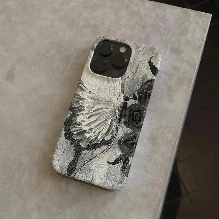 靓壳中式玫碟苹果14pro手机壳iPhone13菲林12promax硬壳11大孔8
