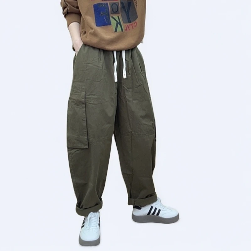 5651#休闲百搭秋季宽松阔腿休闲裤