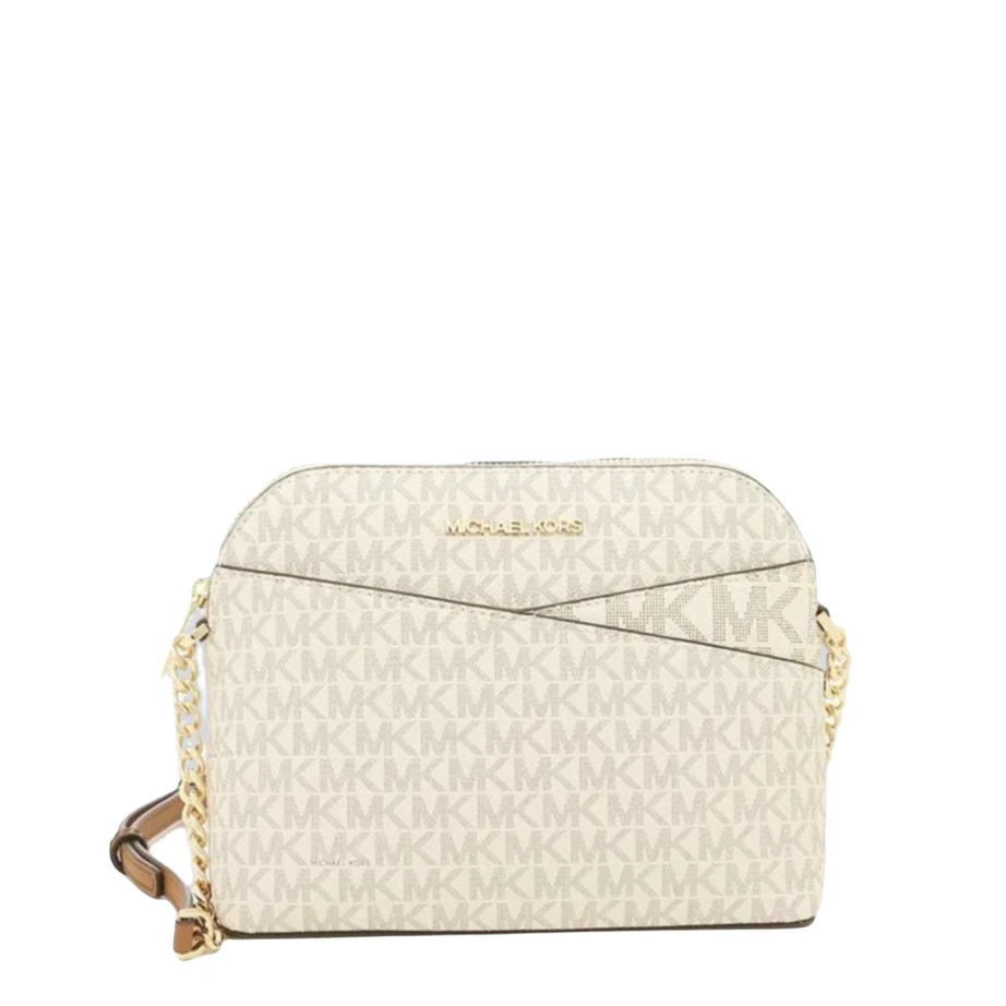 MICHAEL KORS/迈克高仕35F1GTVC6B斜挎贝壳包斜跨链条包女士白色