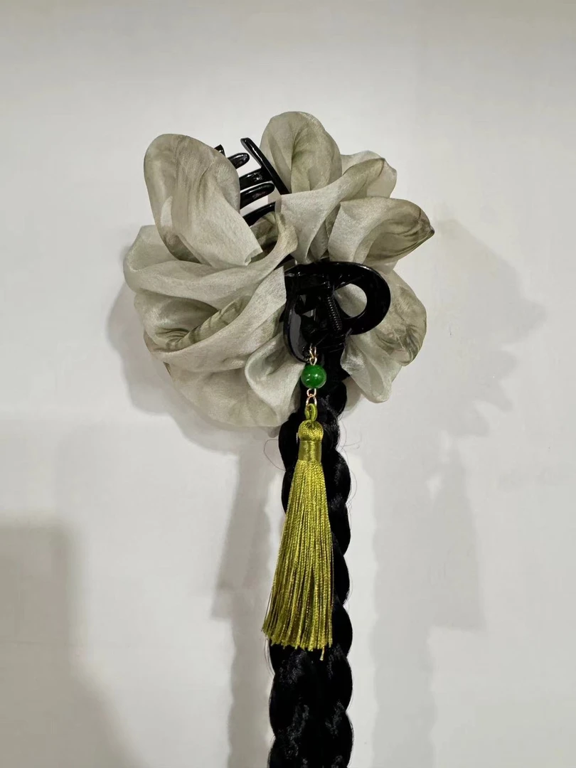 2024泡泡辫子国风大爪时尚复古百搭轻奢网红高级抓夹头饰发饰女士