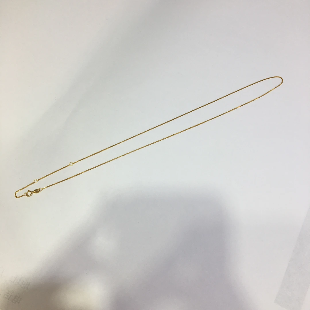 18K金素款肖邦金链子