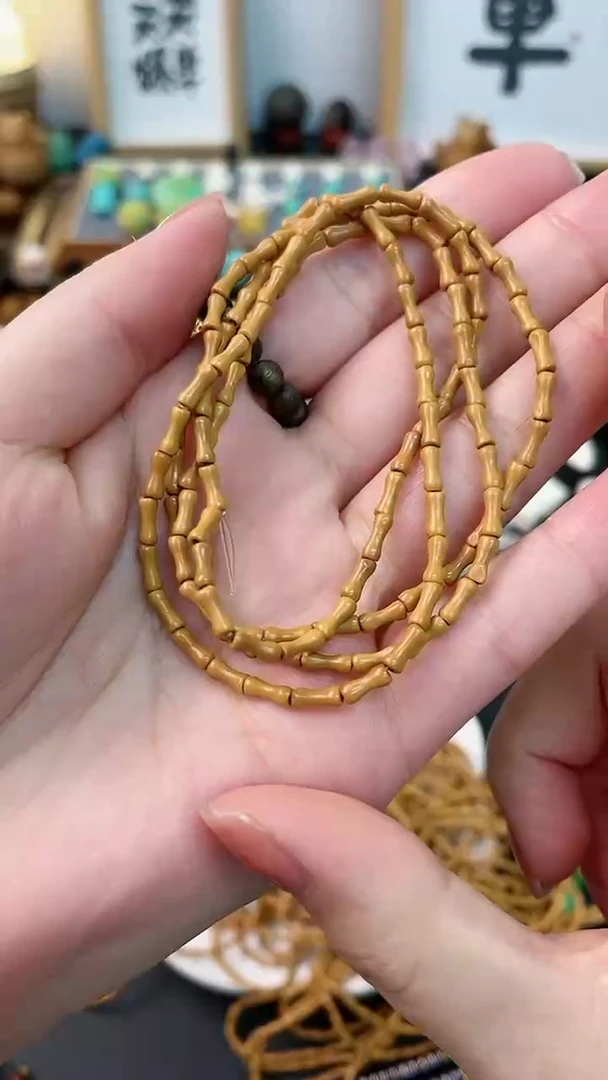 【闪购商品】橄榄核手串竹节