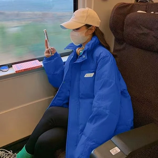 2023新款冬装韩版宽松棉服女加厚保暖ins港风时尚棉衣外套女