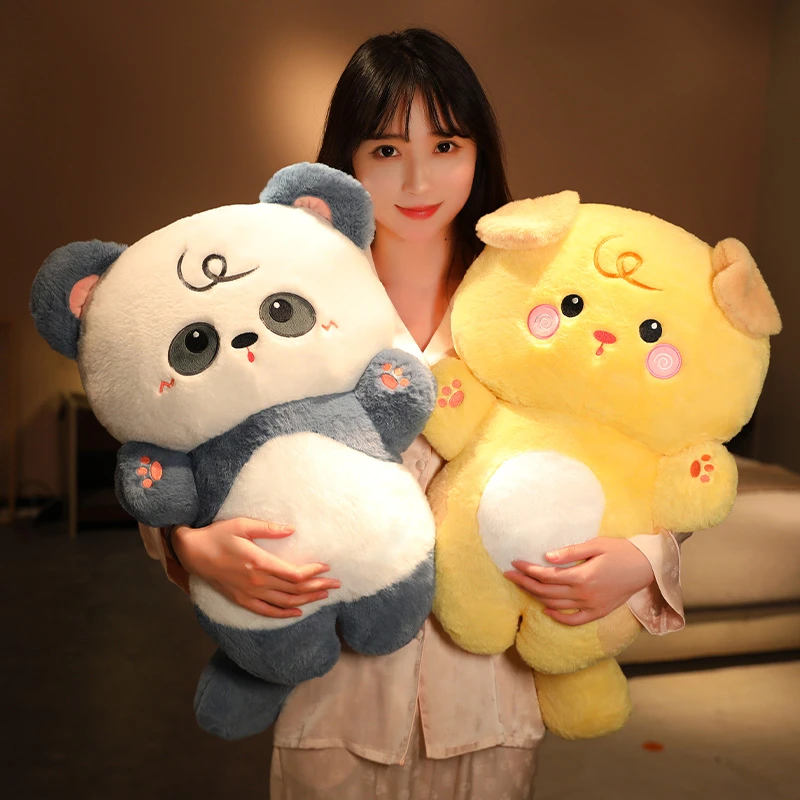 品爱优选可爱熊猫公仔毛绒玩具女生睡觉抱枕娃娃呆萌玩偶儿童礼物