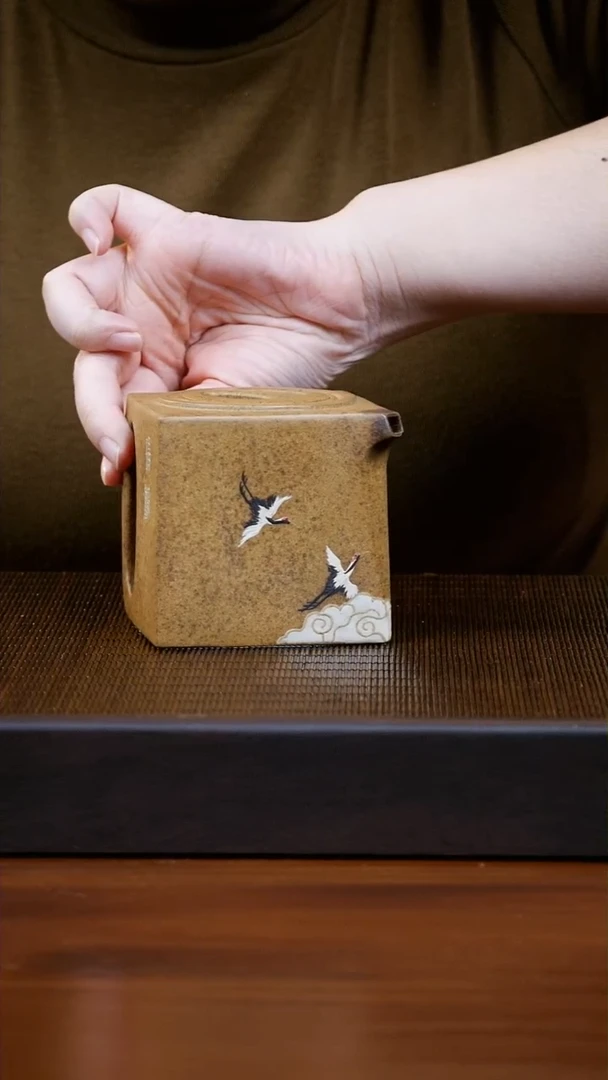 【闪购商品】紫砂茶壶洋羡四方紫砂壶