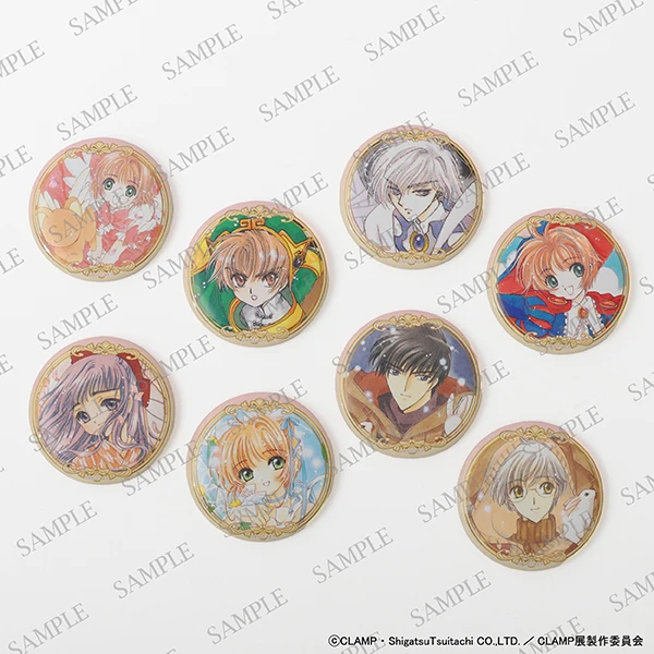 【丸子】clamp展  原画吧唧/闪贴纸/色纸/扑克卡/明信片/收藏卡