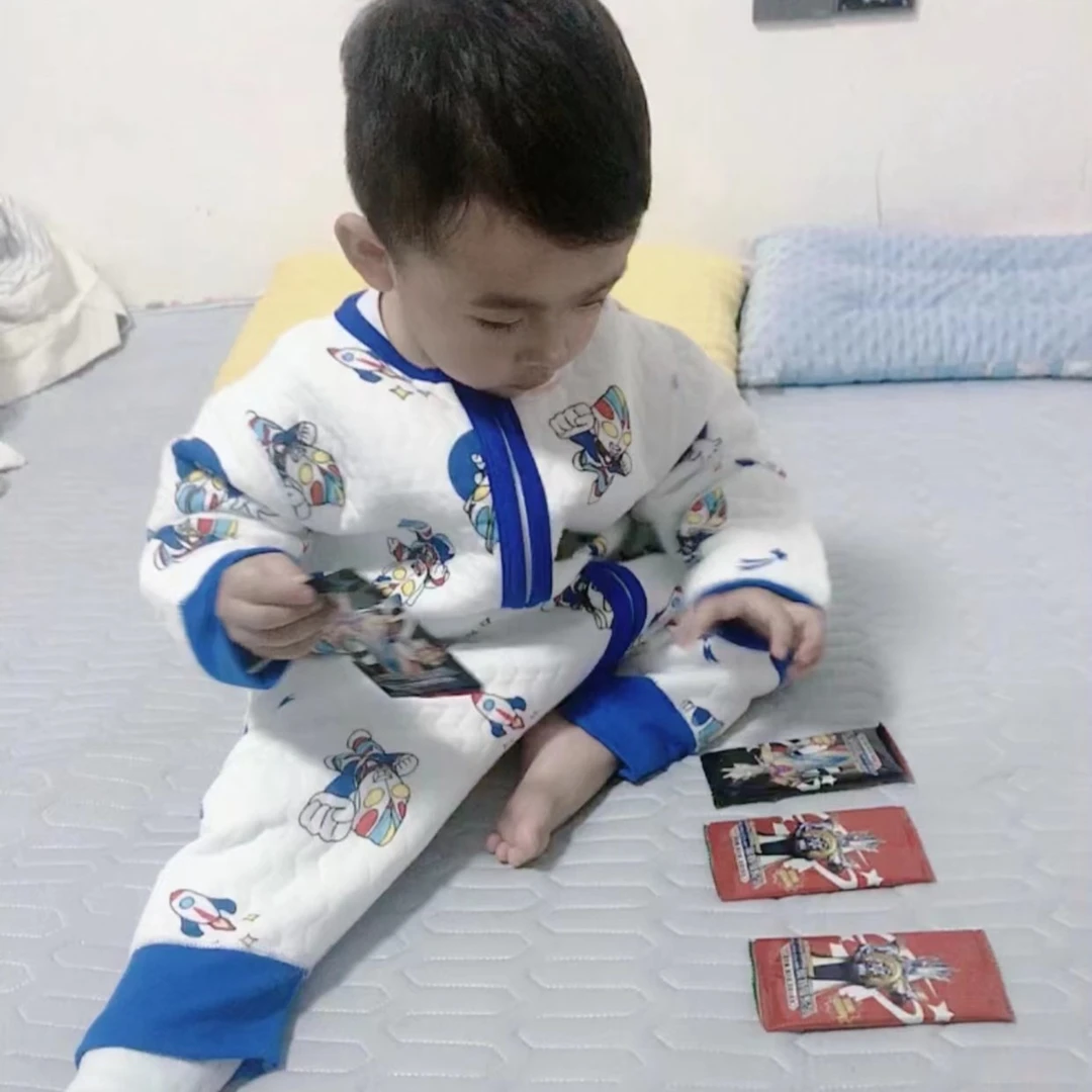 婴格朗迪YG6632男女童春秋防踢三层夹棉无骨睡袋
