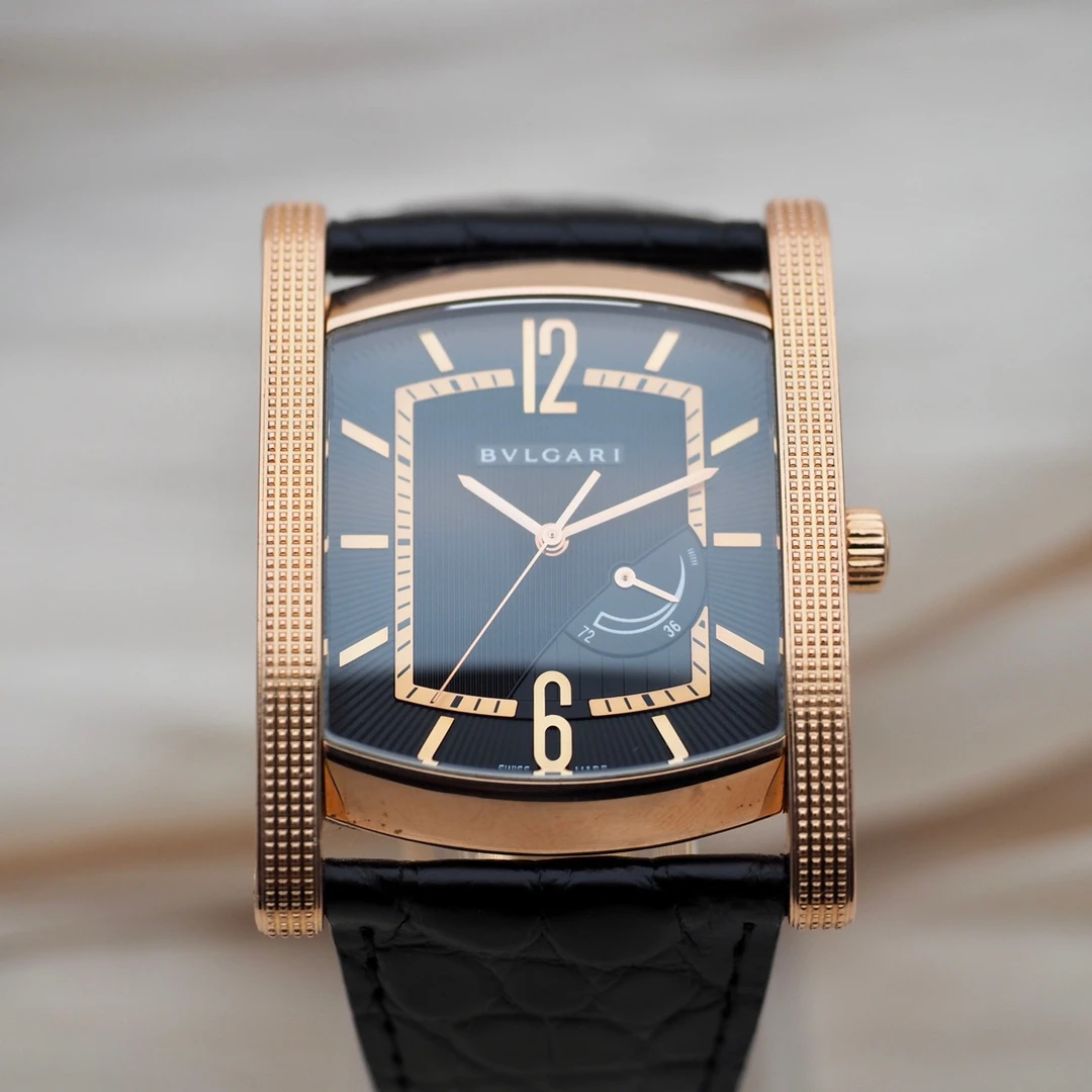 95新 BVLGARI/宝格丽 18k金 表径48*38mm 手动机械