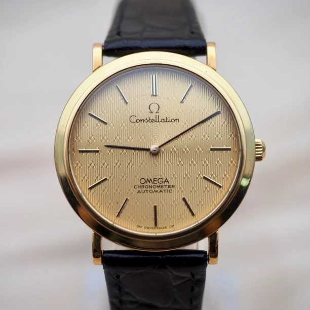 95新 Omega/欧米茄 18k金 表径34mm 自动机械