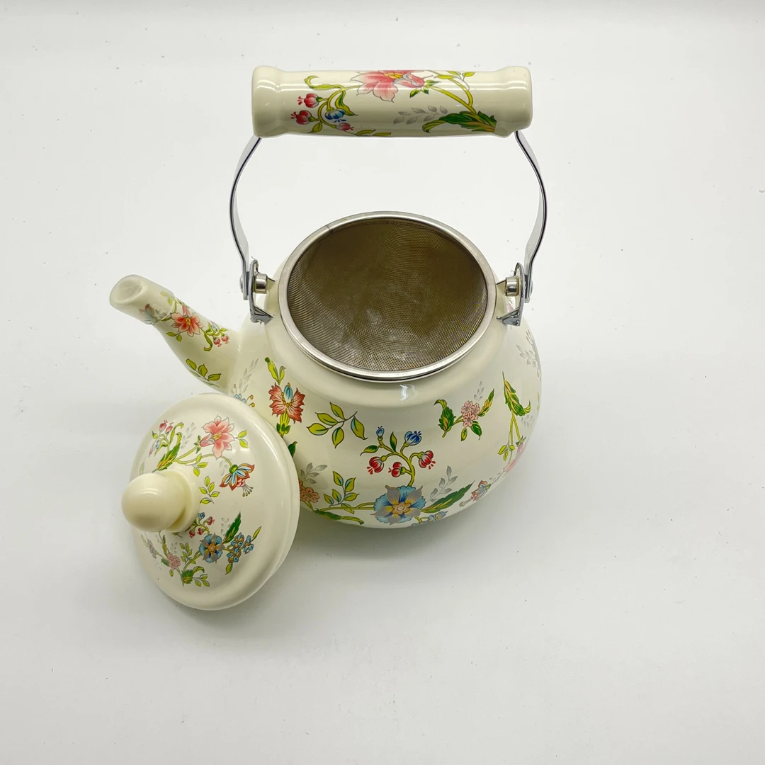 2.5L梨形芳香珐琅搪瓷壶烧水壶电磁炉明火通用