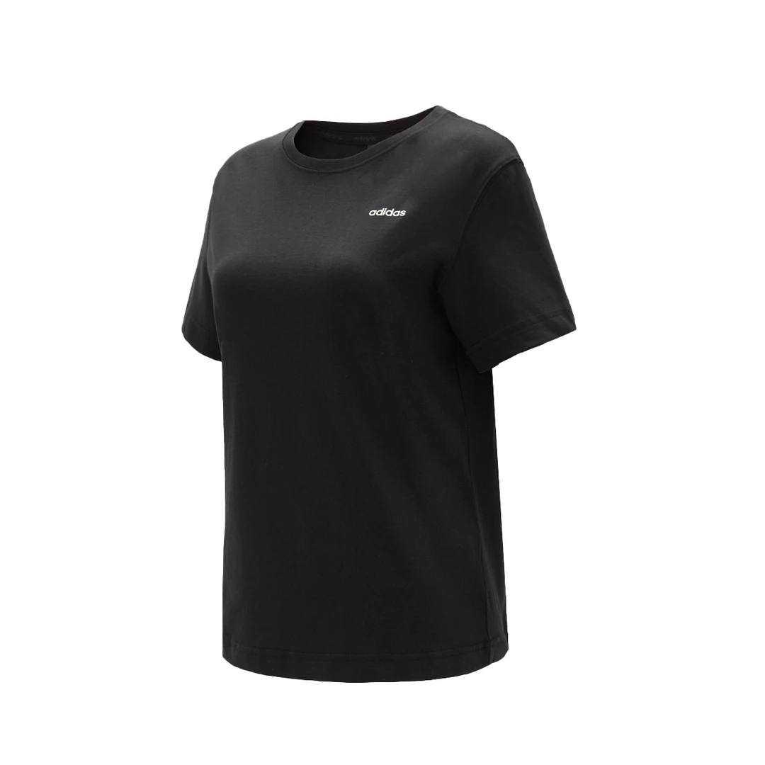 adidas/阿迪达斯2025夏季新款运动服纯棉T恤圆领半袖女装透气上衣