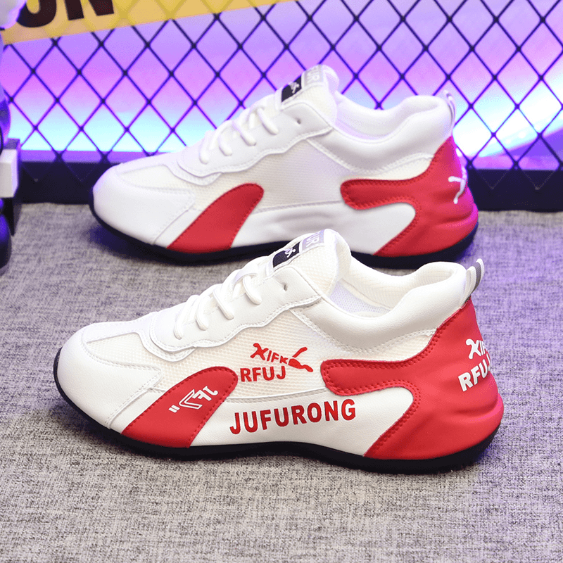 JFR9918男女同款皮蓬老爹鞋2023春秋季新款运动 休闲鞋网红爆款潮