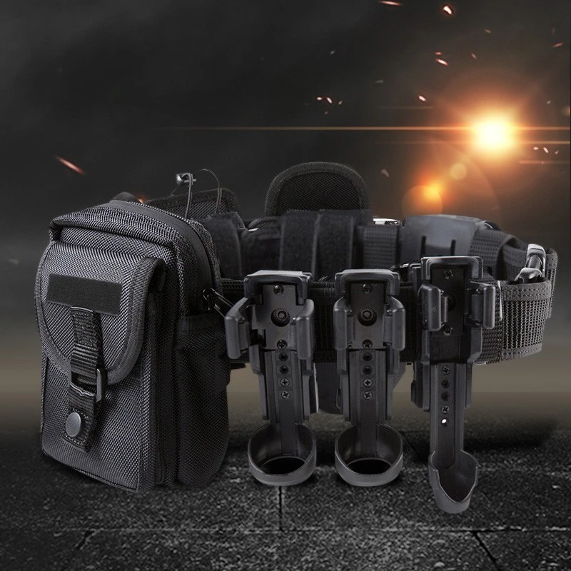 无贼WZJP侧开快拔八件套战术风腰带腰封执勤快拆巡逻保安战术腰带