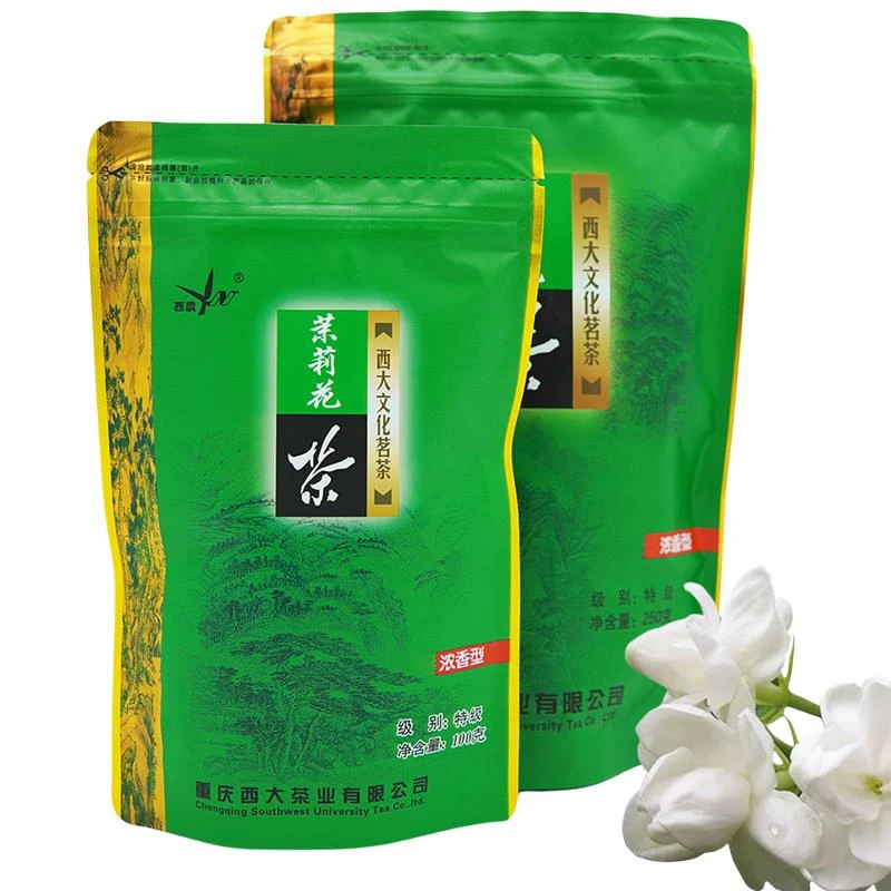 西南大学西农茶叶浓香型特级西农茉莉花茶袋装250克