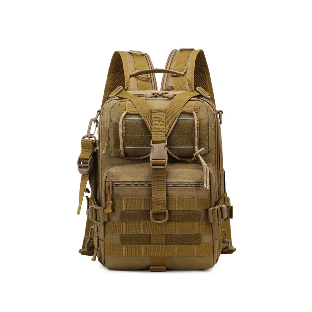 户外双肩包单肩斜挎包运动战术登山徒步旅行多功能背包休闲轻便