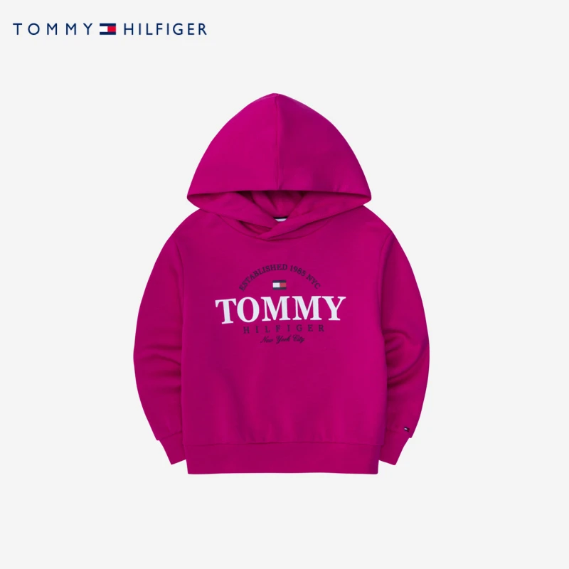 TOMMY HILFIGER童装女童卫衣新品休闲儿童卫衣KG0KG06954