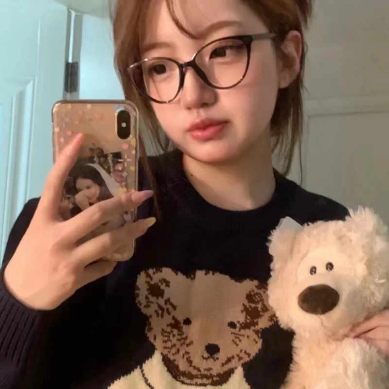 猫眼蝶形黑框眼镜近视女复古欧美网红韩版潮防蓝光防辐射眼镜近视