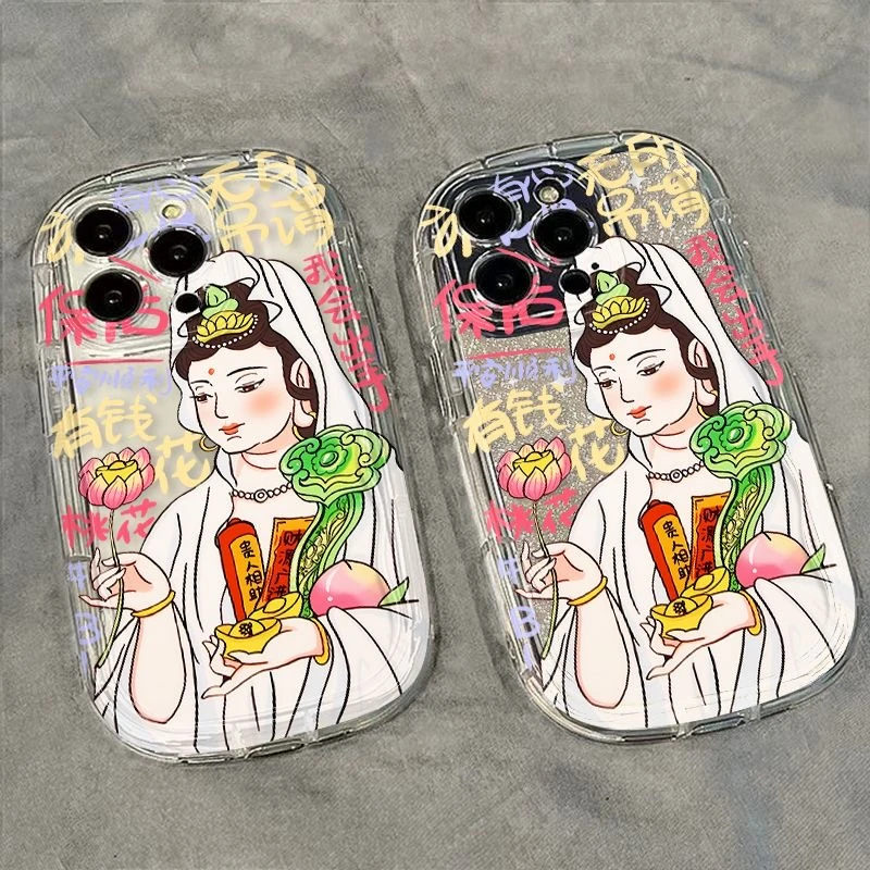 华为/荣耀/VIVO/OPPO/小米/红米/苹果肥皂壳精孔气囊防摔透明软壳