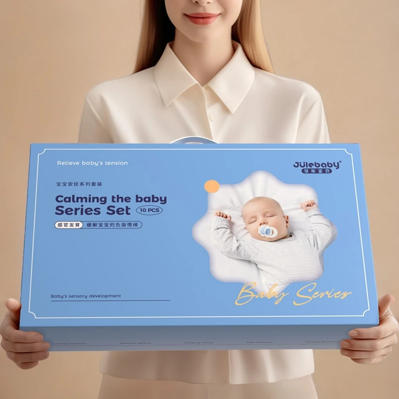 新生儿见面礼盒婴儿礼物满月宝宝安抚玩具0-1岁6八8女宝的12个月3