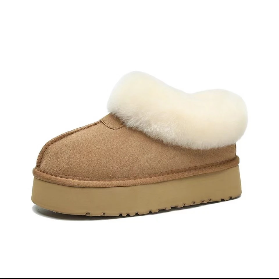 【厚底于心塔次特】新款短筒雪地靴女冬季加绒加厚防滑保暖733