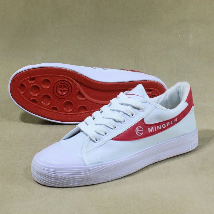 篮球鞋帆布鞋球鞋男鞋女鞋休闲学生跑步防滑低帮鞋训练鞋经典白色