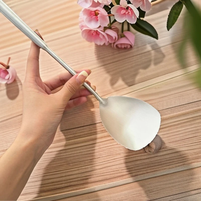 2337 304不锈钢家用厨房炒菜铲加厚防烫