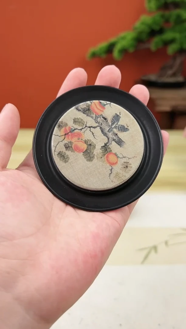 【闪购商品】陶瓷复古风柿子杯垫