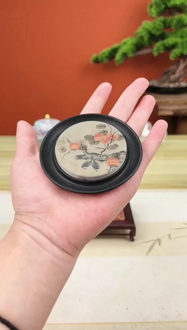 【闪购商品】陶瓷复古风柿子杯垫