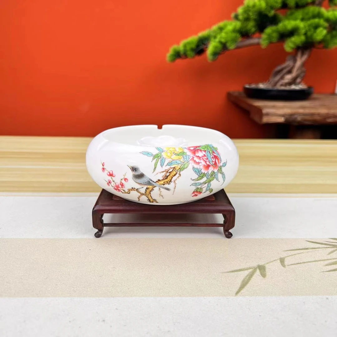 喜上眉梢陶瓷  烟灰缸JS