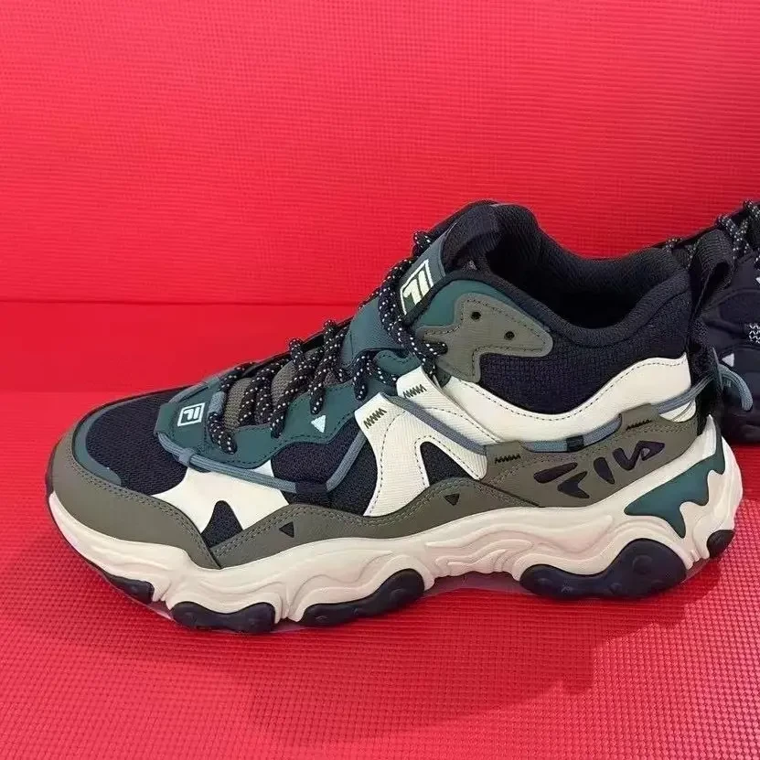 Fila/斐乐高帮猫爪5代情侣款复古经典潮流冬季鞋老爹鞋F12M412116