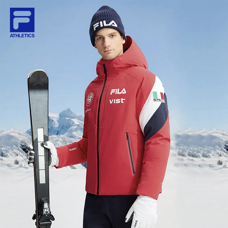 FILA斐乐男五方联名滑雪服冬款运动厚外套A11M346918F/04F