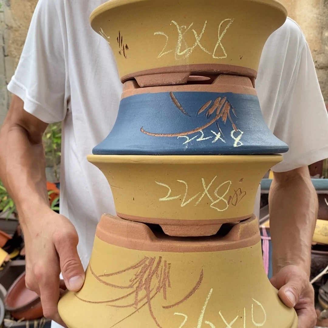 红陶20CM（含）-50CM（不含）花盆架飞机