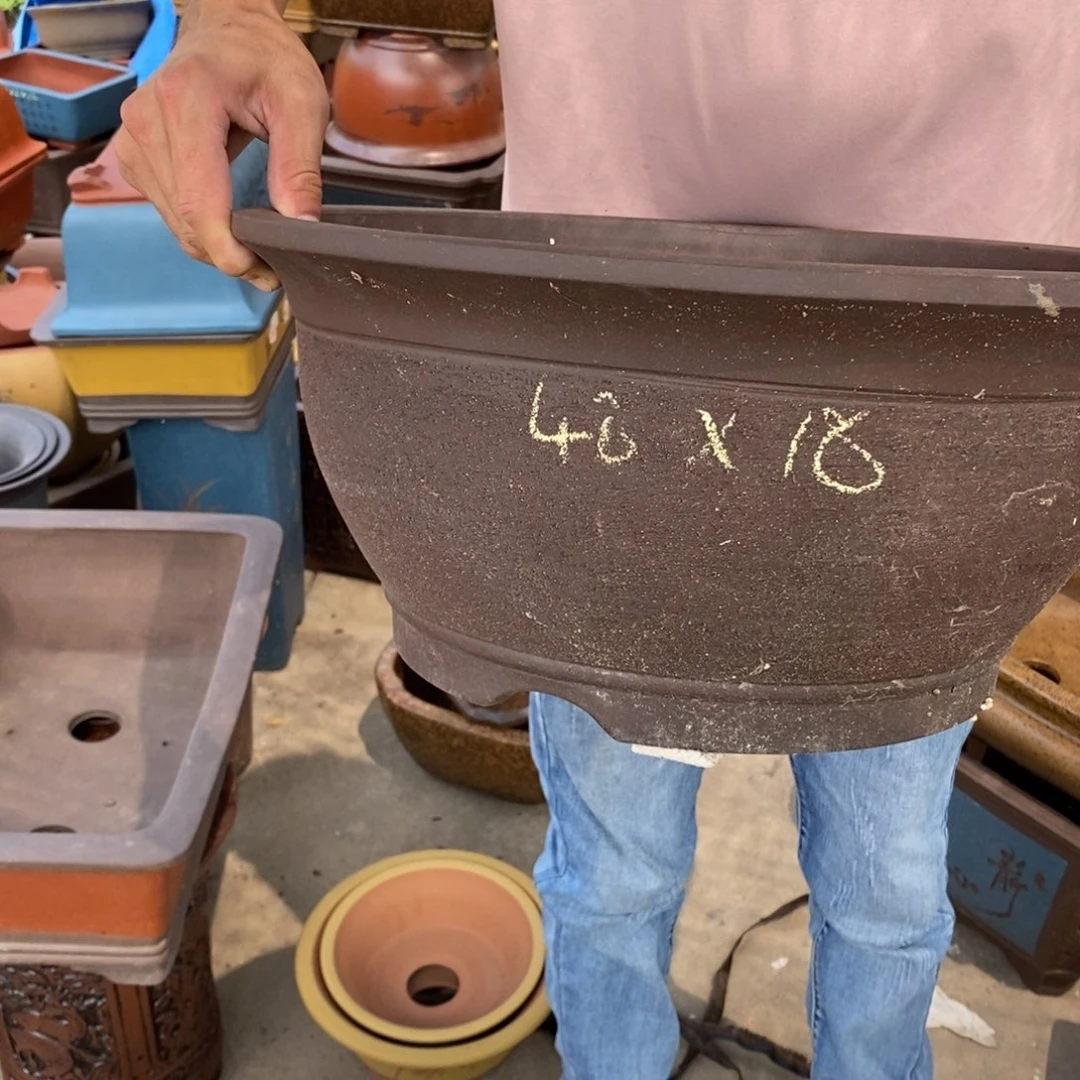 红陶20CM（含）-50CM（不含）花盆架飞机