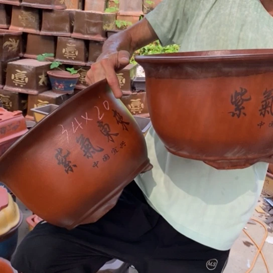 红陶20CM（含）-50CM（不含）花盆架飞机