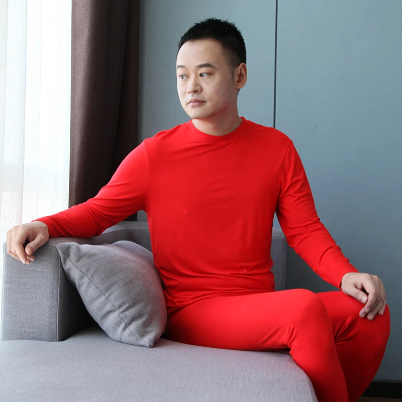 只发新疆  男士弹力棉内衣套装  18612