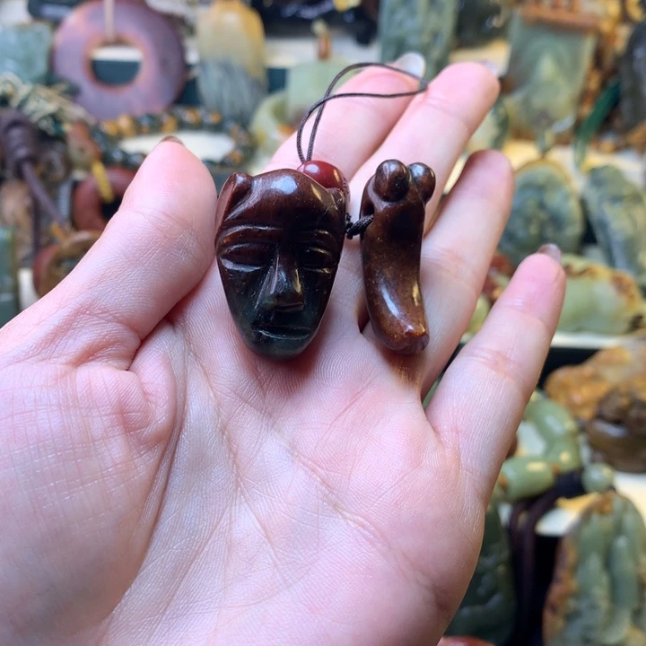 岫岩河磨玉（透闪石质玉）手链未镶嵌