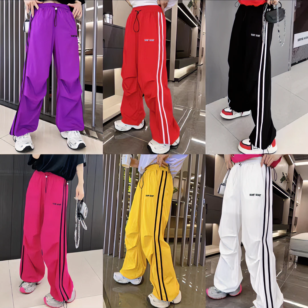 3796 夏季薄款透气 宽松直筒束脚 男女同款休闲百搭速干运动裤