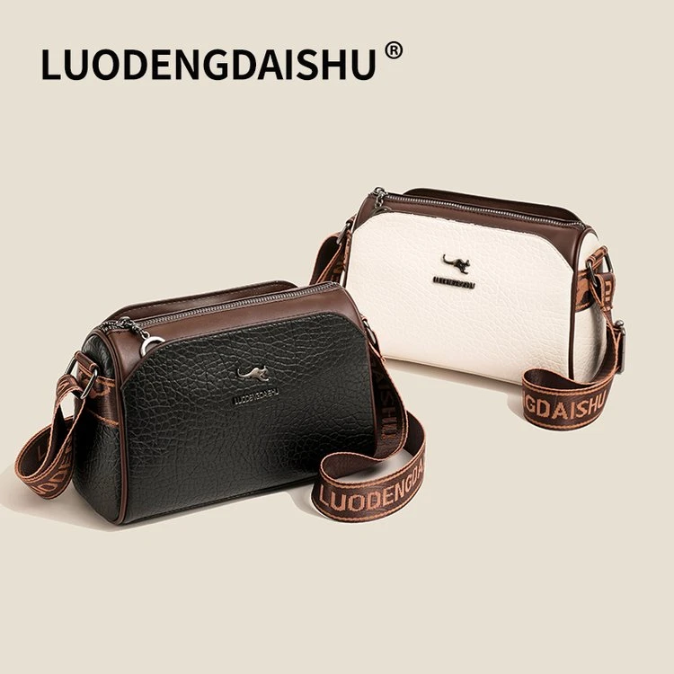 luodengdaishu/罗登袋鼠时尚中年女包单肩斜挎妈妈包老年女士枕头