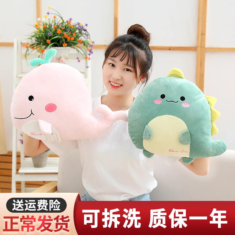 热水袋充电防爆可爱暖手宝煖宝宝女暖肚电暖宝注水可拆洗暖水袋