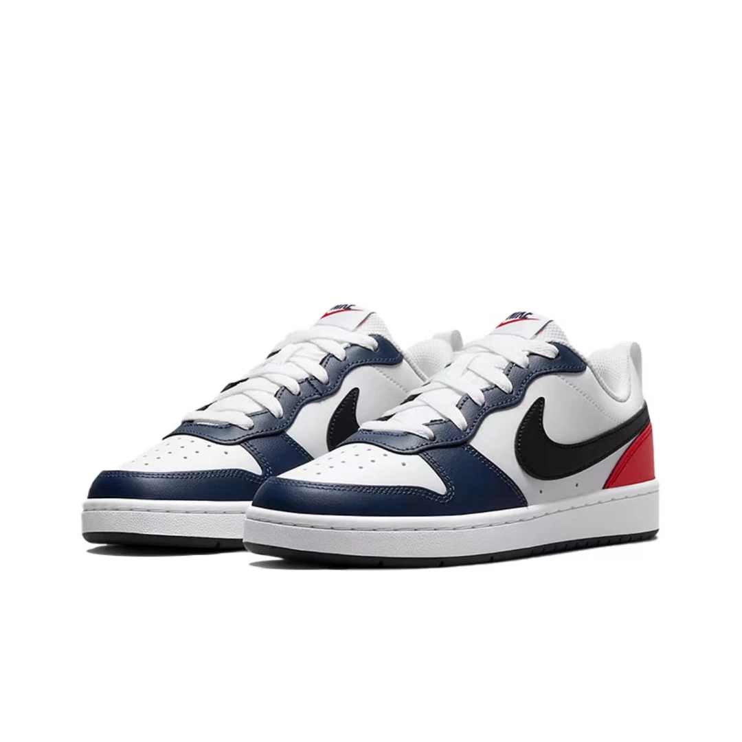Nike Court Borough Low 2 (GS) 女子休闲板鞋 白蓝红DO7446-101