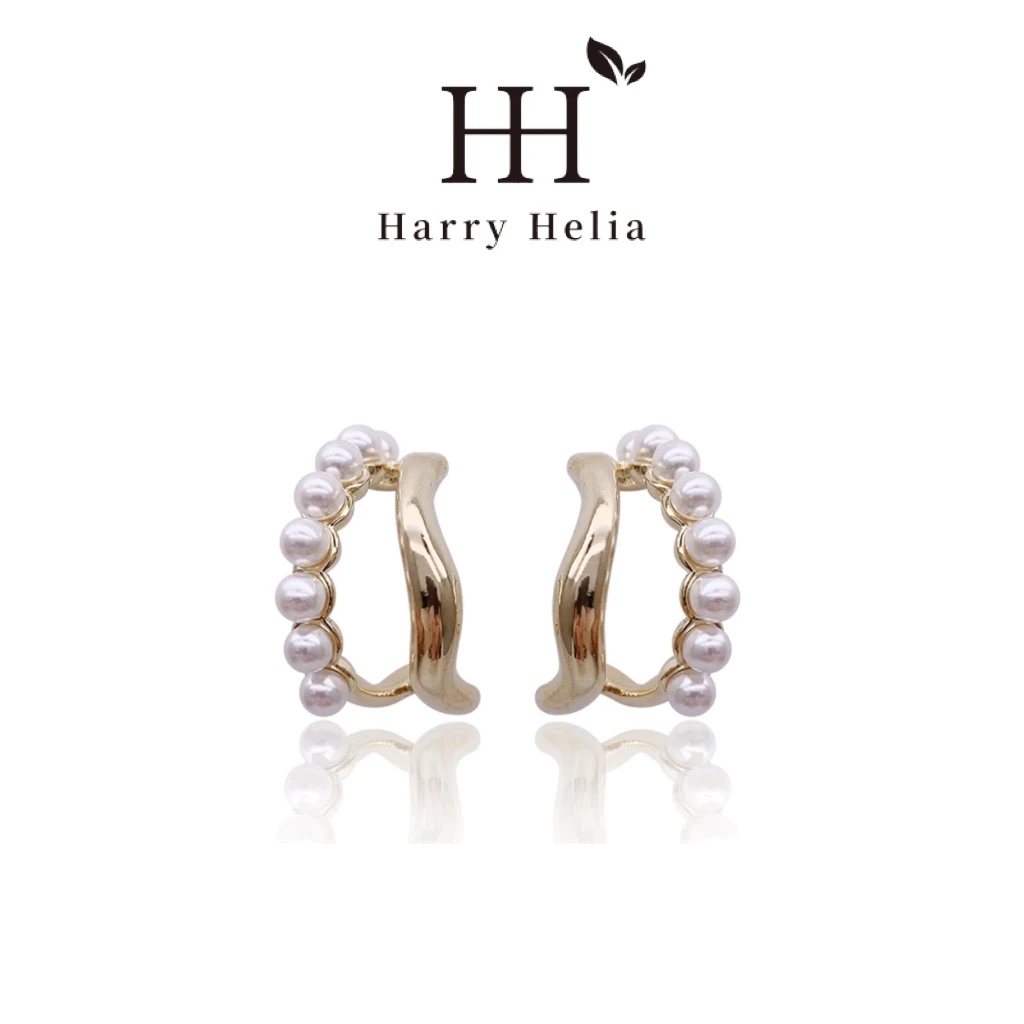 铜合金耳饰 时尚设计款气质珠珠高级百搭耳钉 HE7856-1