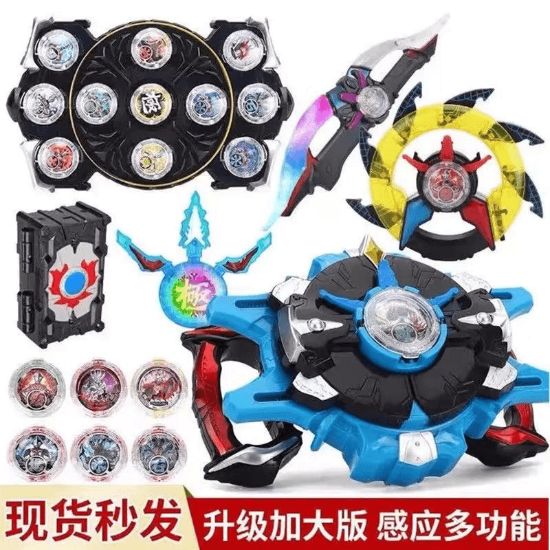 新品-豪华版】罗布奥特曼变身器可拉动声光炫酷灯光音乐音效音效